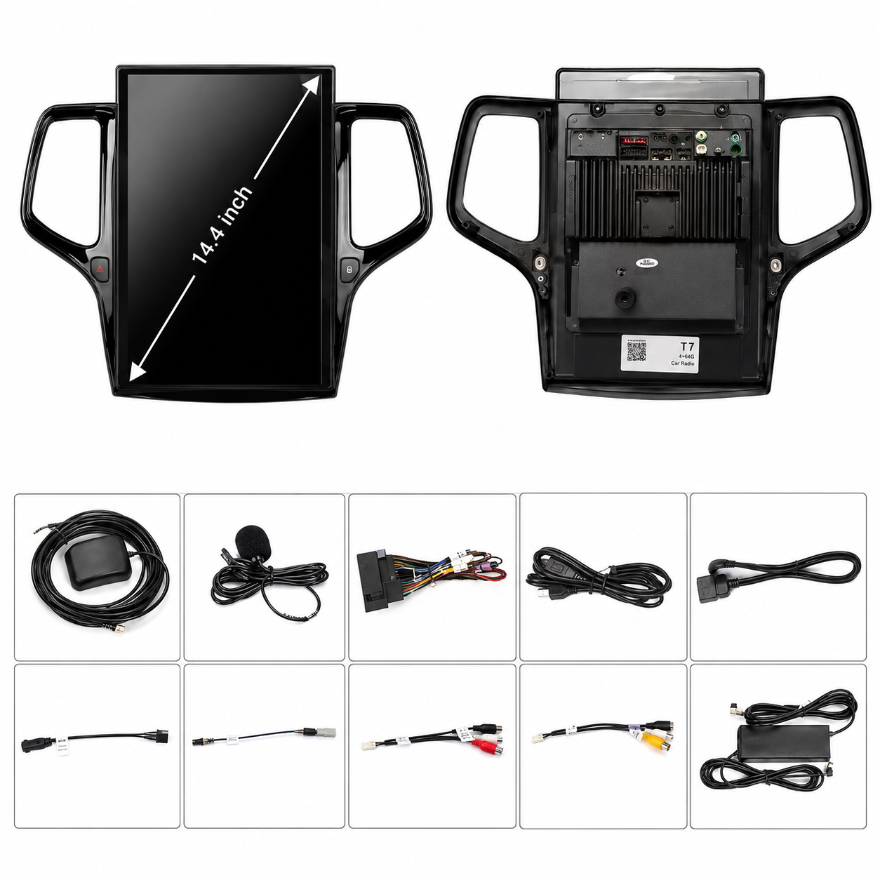 Jeep Grand Cherokee 2014–2021 Tesla Style Android Radio