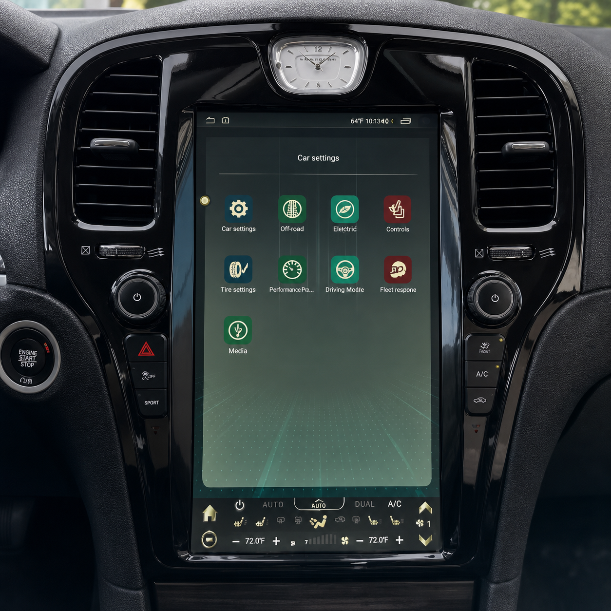 ToxicDrive Tesla Screen System for Chrysler 300 / 300C (2012–2019)