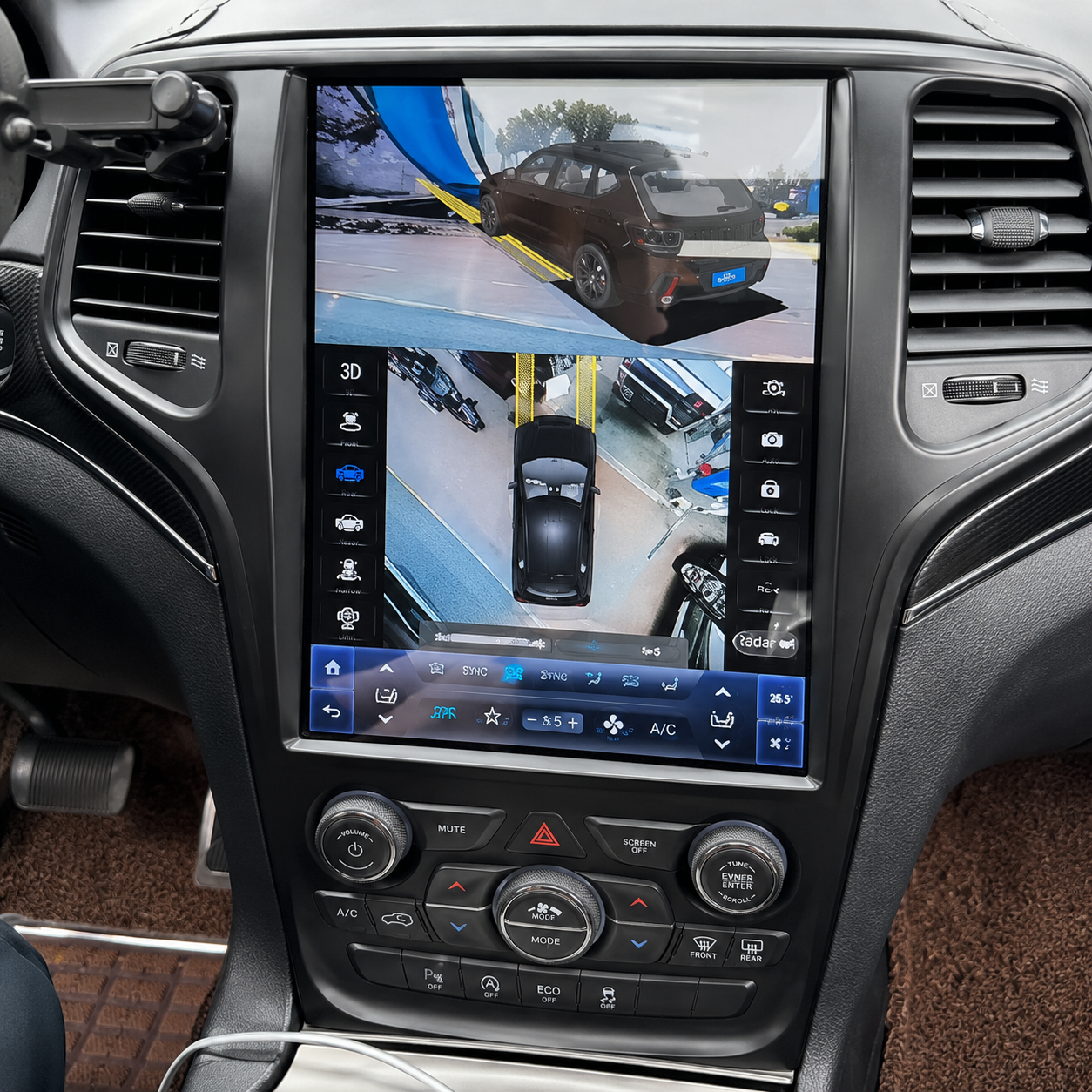 Jeep Grand Cherokee 2013–2018 12.8" Tesla Style Android Radio with CarPlay
